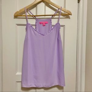 Ruffle Trimmed Dusk Top